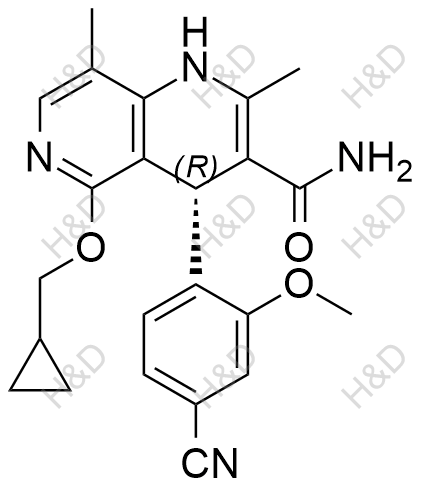 非奈利酮杂质4结构式