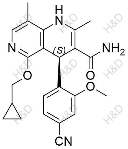 非奈利酮杂质3结构式