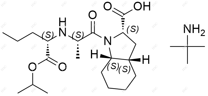培哚普利EP杂质E(叔丁胺盐)结构式