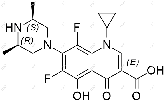 奥比沙星EP杂质D结构式