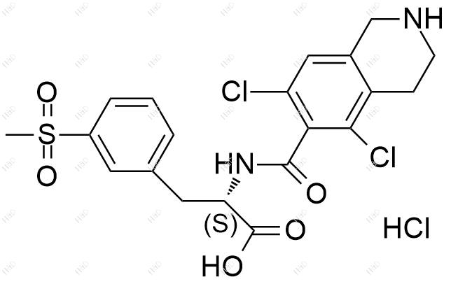 立他司特杂质14(盐酸盐)结构式