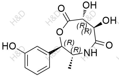重酒石酸间羟胺杂质58结构式
