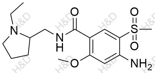 氨磺必利 EP杂质 D结构式