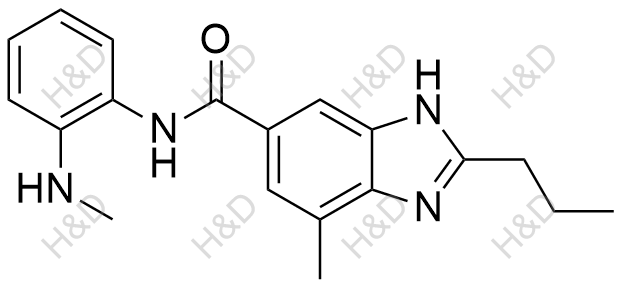 替米沙坦杂质34结构式
