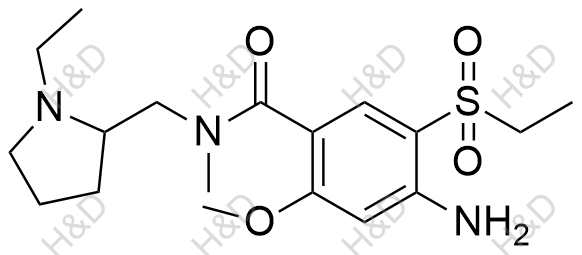氨磺必利 EP杂质 H结构式