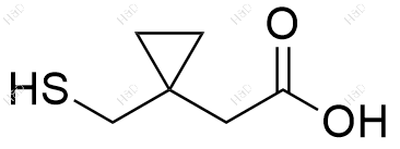 1-巯甲基环丙基乙酸化学结构式