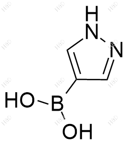 1H-吡唑-4-硼酸化学结构式