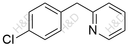 2-对氯苄基吡啶化学结构式