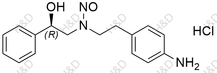 米拉贝隆杂质42(盐酸盐)结构式