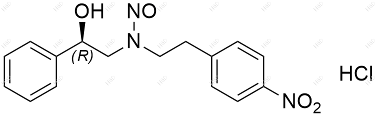米拉贝隆亚硝基杂质41(盐酸盐)结构式