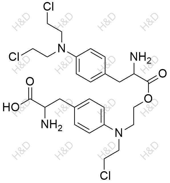 美法仑EP杂质G(消旋)结构式