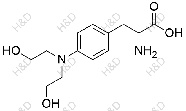 美法仑EP杂质A(消旋)结构式