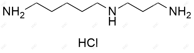 N1-(3-氨基丙基)戊烷-1,5-二胺3盐酸盐结构式