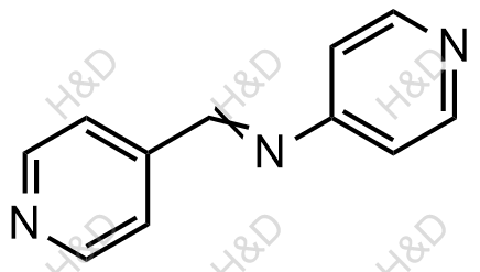 N,1-二(吡啶-4-基)甲胺结构式