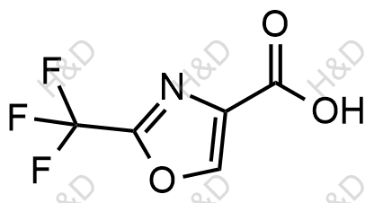 2-（三氟甲基）恶唑-4-羧酸结构式