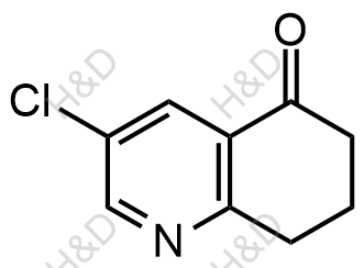 3-氯-7,8-二氢喹啉-5(6H)-酮结构式