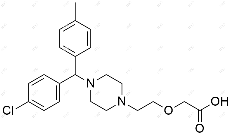 西替利嗪杂质40结构式