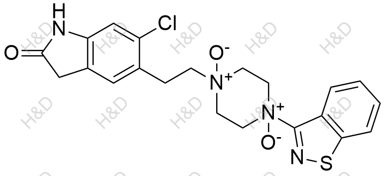 齐拉西酮氮氧化物3结构式