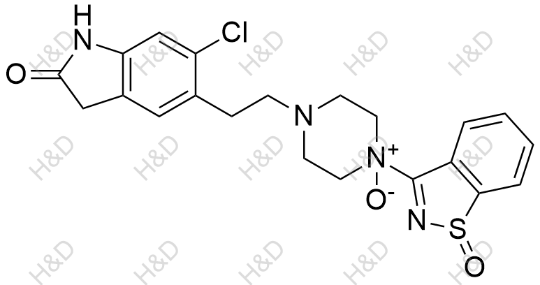 齐拉西酮氧化物4结构式