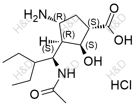 帕拉米韦杂质32（盐酸盐）结构式