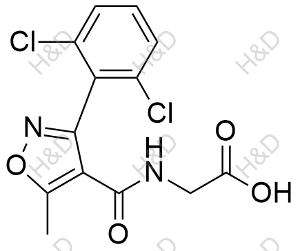 双氯西林USP有关物质D化学结构式