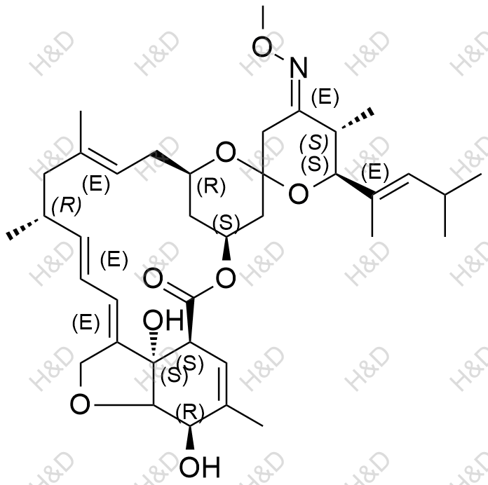 莫昔克汀EP杂质D结构式