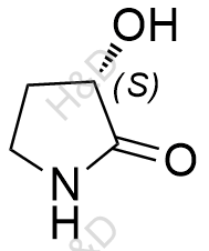 (S)-3-羟基-2-吡咯烷酮化学结构式