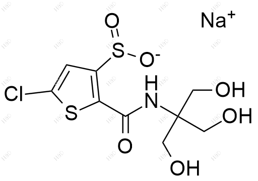 氯诺昔康杂质7（钠盐）结构式