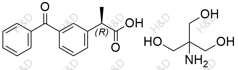 (R)-酮洛芬氨丁三醇结构式
