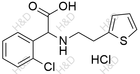 氯吡格雷杂质67(盐酸盐)结构式