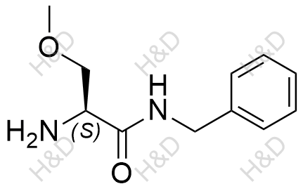 (S)-N-脱乙酰拉科酰胺结构式