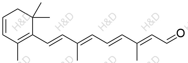 3-脱氢视黄醛化学结构式