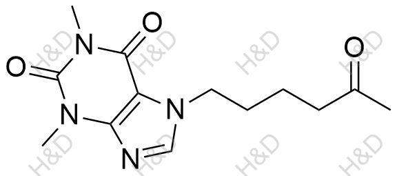 洛米茶碱化学结构式