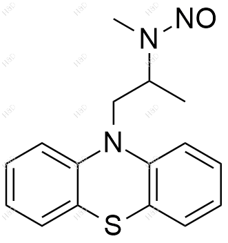 N-亚硝基异丙嗪EP杂质C结构式
