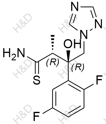 艾沙康唑杂质36结构式