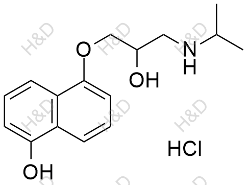 普萘洛尔杂质25（盐酸盐）结构式