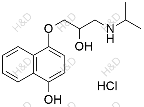 普萘洛尔杂质21（盐酸盐）结构式