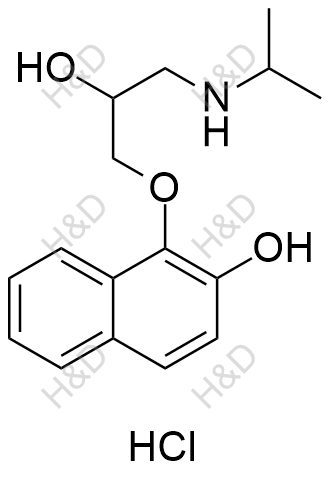 普萘洛尔杂质12（盐酸盐）结构式