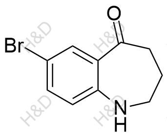 7-溴-3,4-二氢-1H-苯并[b]氮杂卓-5(2H)-酮结构式