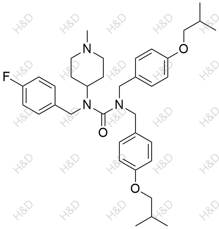 匹莫范色林杂质12化学结构式
