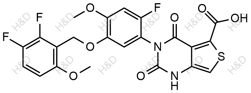 林扎戈利化学结构式