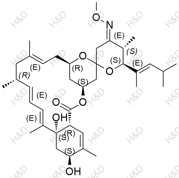 莫昔克汀EP杂质G化学结构式