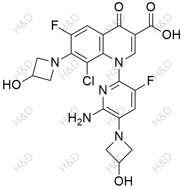 德拉沙星杂质3结构式