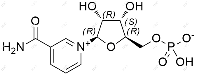 β-烟酰胺单核苷酸化学结构式