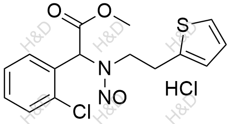 氯吡格雷杂质69(盐酸盐)结构式