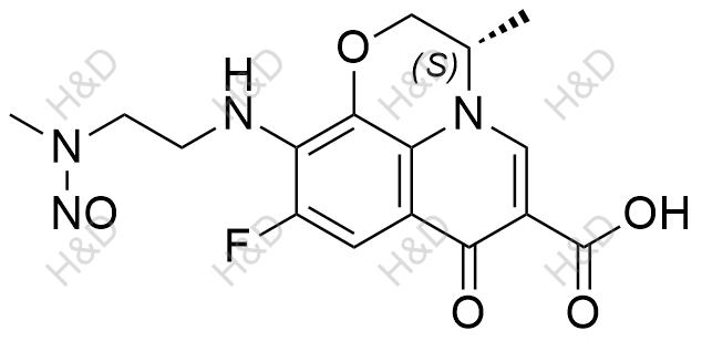 左氧氟沙星杂质31结构式