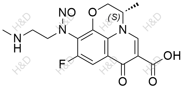 左氧氟沙星杂质30结构式