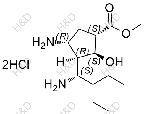 帕拉米韦杂质93(双盐酸盐)结构式