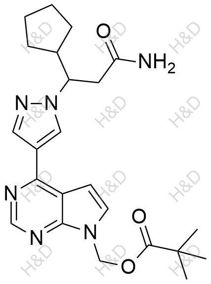 芦可替尼杂质23结构式
