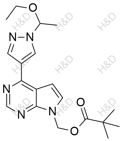 芦可替尼杂质20结构式
